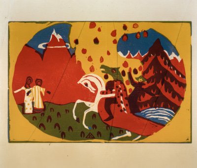 Mountains by Wassily Kandinsky